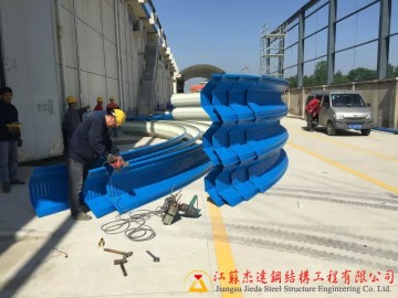 鹽城市禾豐糧庫拱形屋頂工程